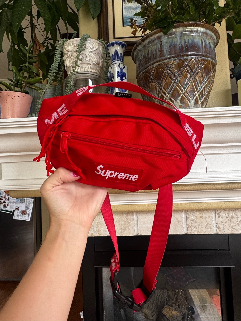 Supreme SS18 Waist Bag Streetwear Fanny Pack Red OS Unisex